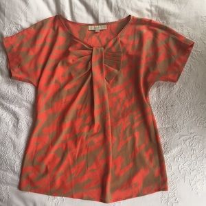 Ann Taylor Loft Patterned Blouse